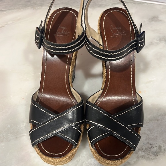 Christian Louboutin Shoes - Christian louboutin wedge Espadrilles 39